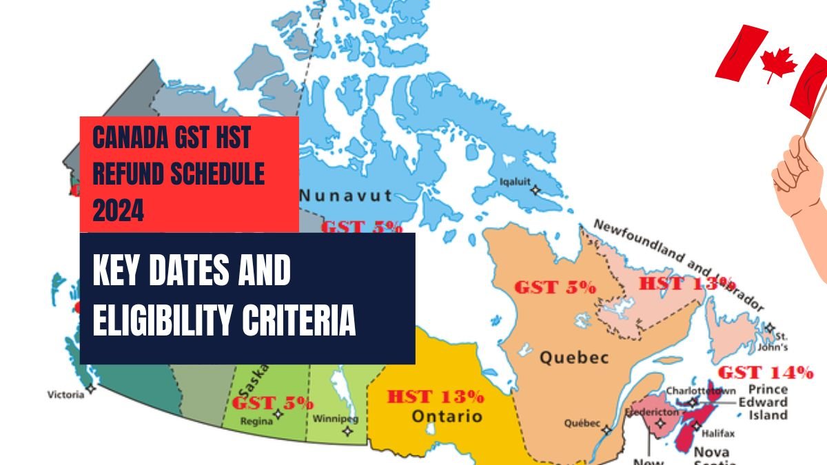 Canada GST HST Refund Schedule 2024