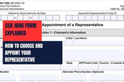 SSA 1696 Form