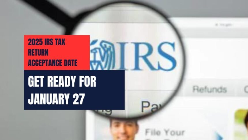 2025 IRS Tax Return Acceptance Date