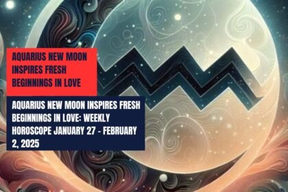 Aquarius New Moon Inspires Fresh Beginnings in Love: Weekly Horoscope January 27 - February 2, 2025