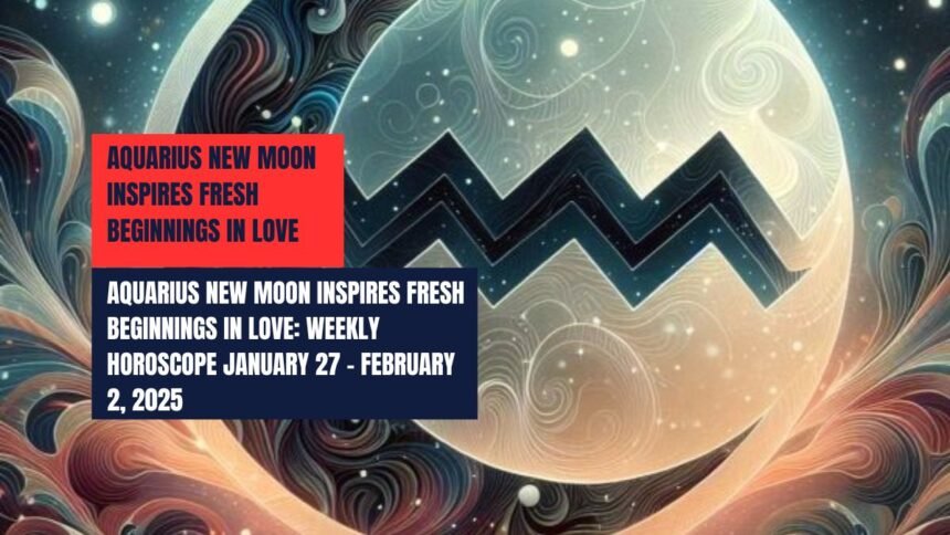 Aquarius New Moon Inspires Fresh Beginnings in Love: Weekly Horoscope January 27 - February 2, 2025