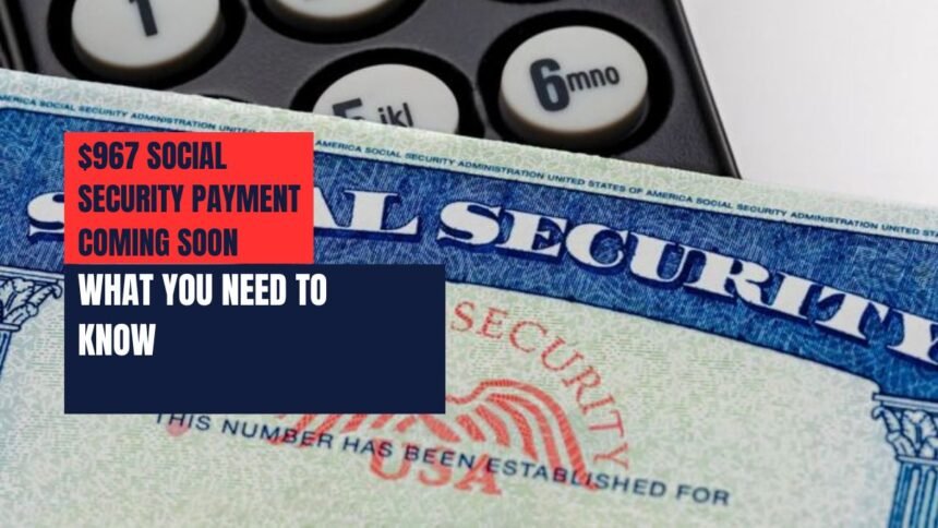 $967 Social Security Payment Coming Soon What You Need to Know